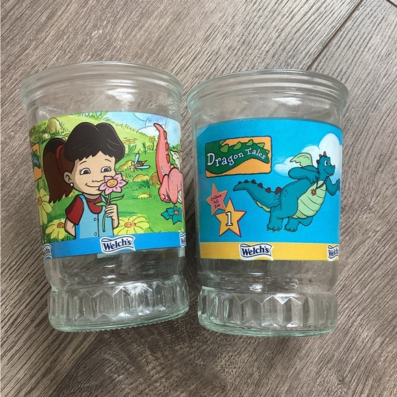 Other - Welch’s glasses dragon tails vintage